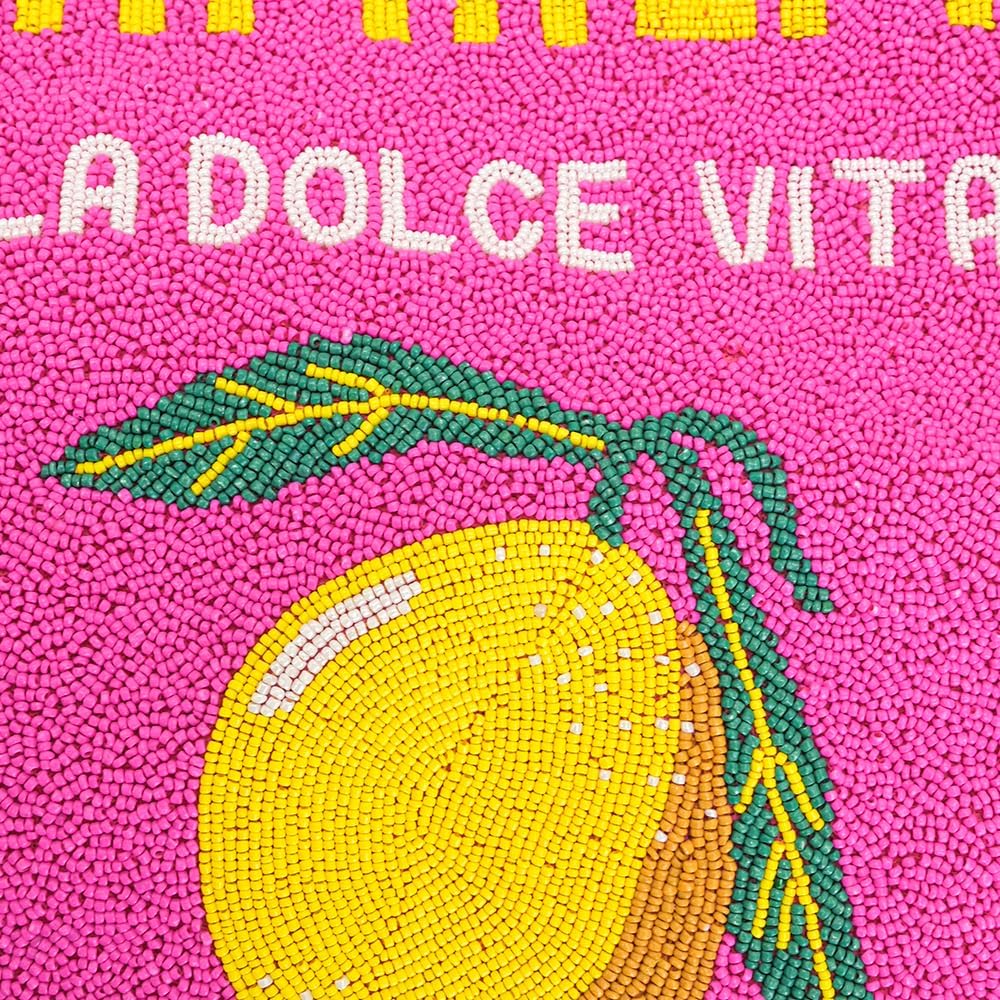 Amalfi Beaded Tote – Coastal-Inspired Hand-Beaded Summer Bag - Image 2