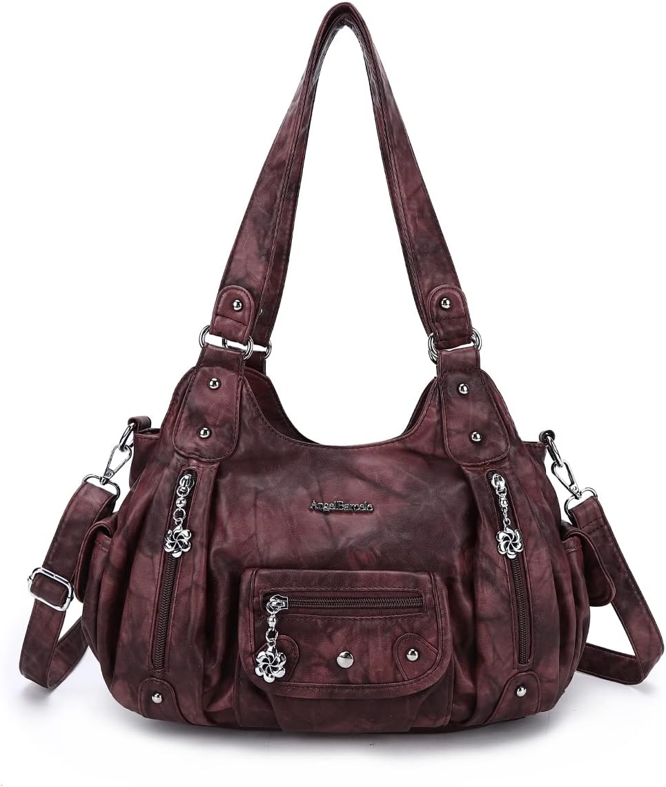 Angel Barcelo Purses for Women Soft PU Leather Shoulder Bag Crossbody Purse and Handbags - Image 23