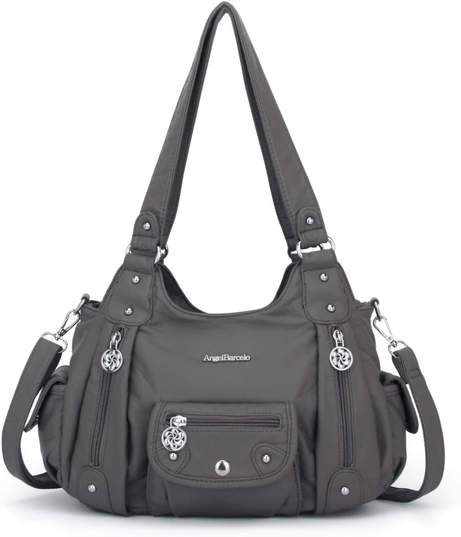 Angel Barcelo Purses for Women Soft PU Leather Shoulder Bag Crossbody Purse and Handbags - Image 11