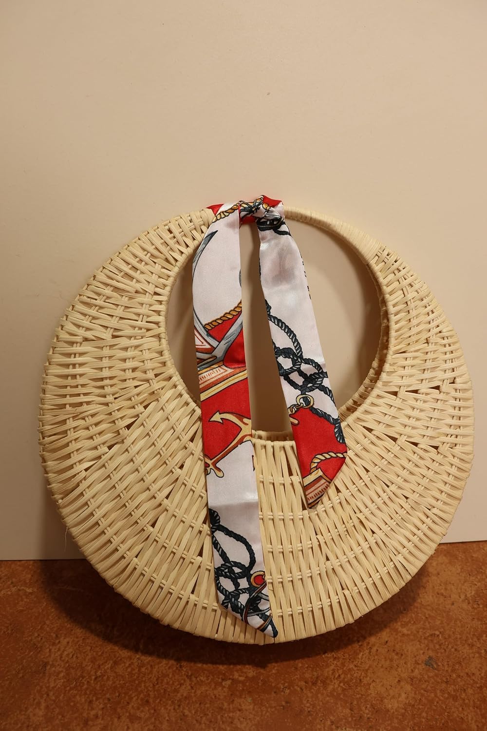 Barabum Rattan Handbag Handmade Large Tote Bag Straw Beach Bag,Beach Purse for women - Image 3