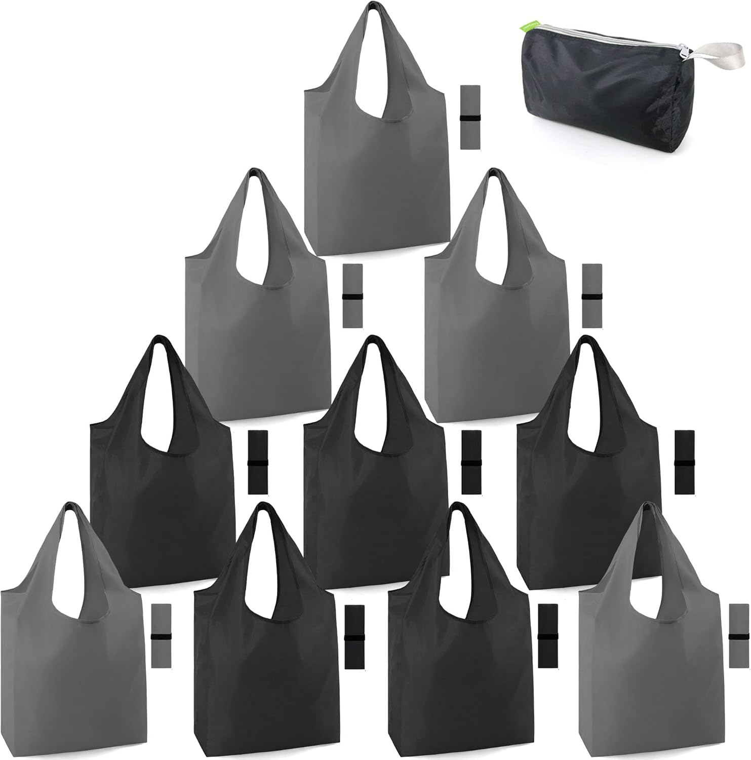 BeeGreen Reusable Grocery Bags Shopping Bags for Women Ocean Animals i##e##s: Sea Turtle ^^ Lovers Gifts ^^ Bulk 6 Pack ^^ 50LBS ^^ X-Large ^^ Shells ^^ Seal ^^ Mermaid Scale ^^ Whale :i##e##s - Image 44