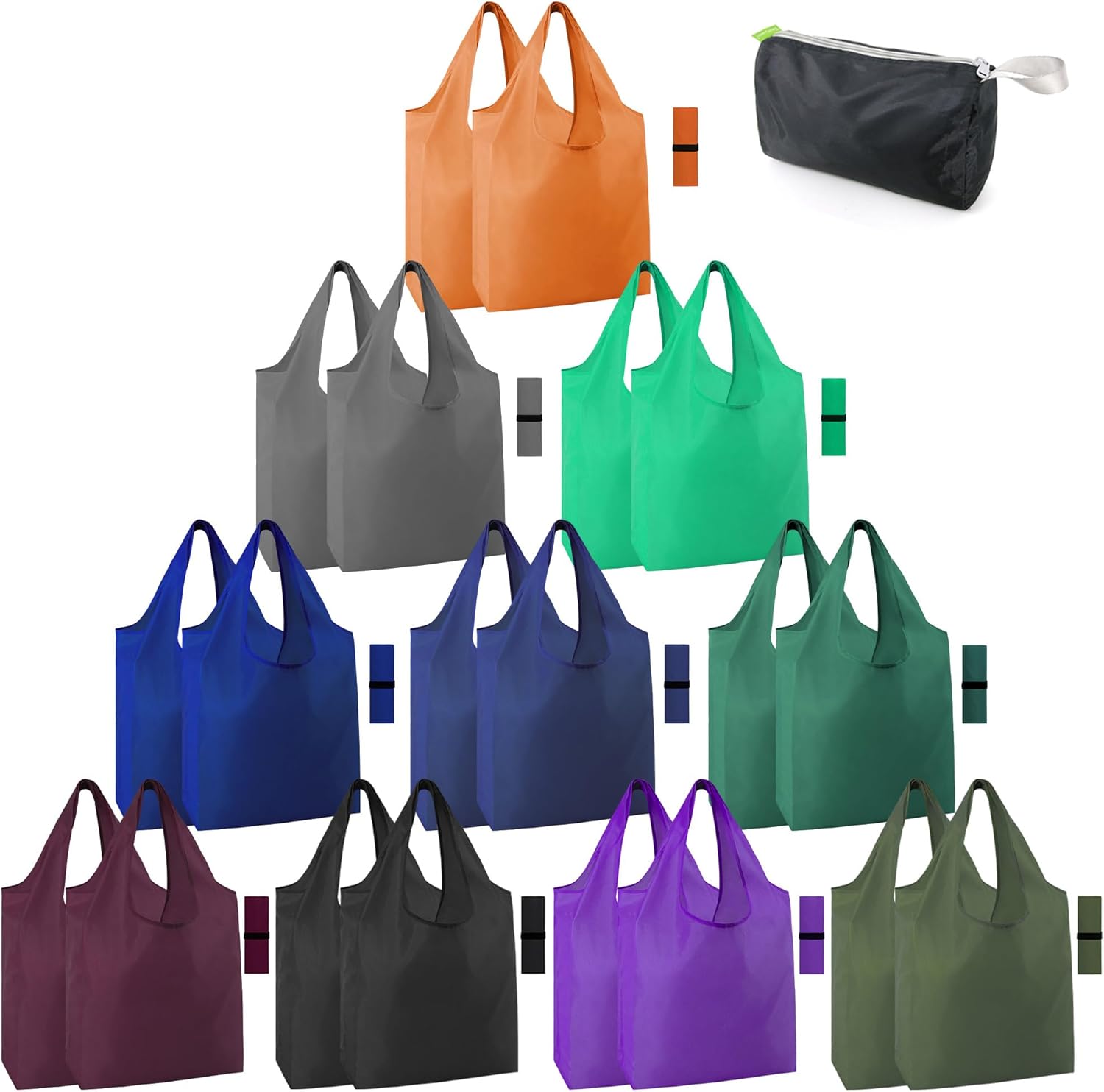 BeeGreen Reusable Grocery Bags Shopping Bags for Women Ocean Animals i##e##s: Sea Turtle ^^ Lovers Gifts ^^ Bulk 6 Pack ^^ 50LBS ^^ X-Large ^^ Shells ^^ Seal ^^ Mermaid Scale ^^ Whale :i##e##s - Image 40