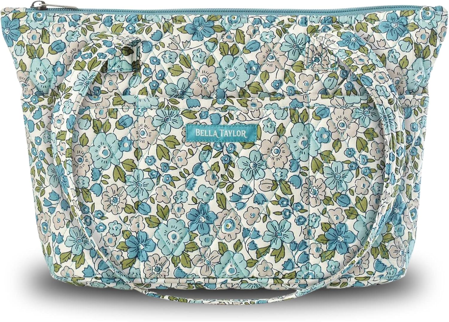 Bella Taylor Small Tote | Lightweight Quilted Fabric Purses for Women - Image 28
