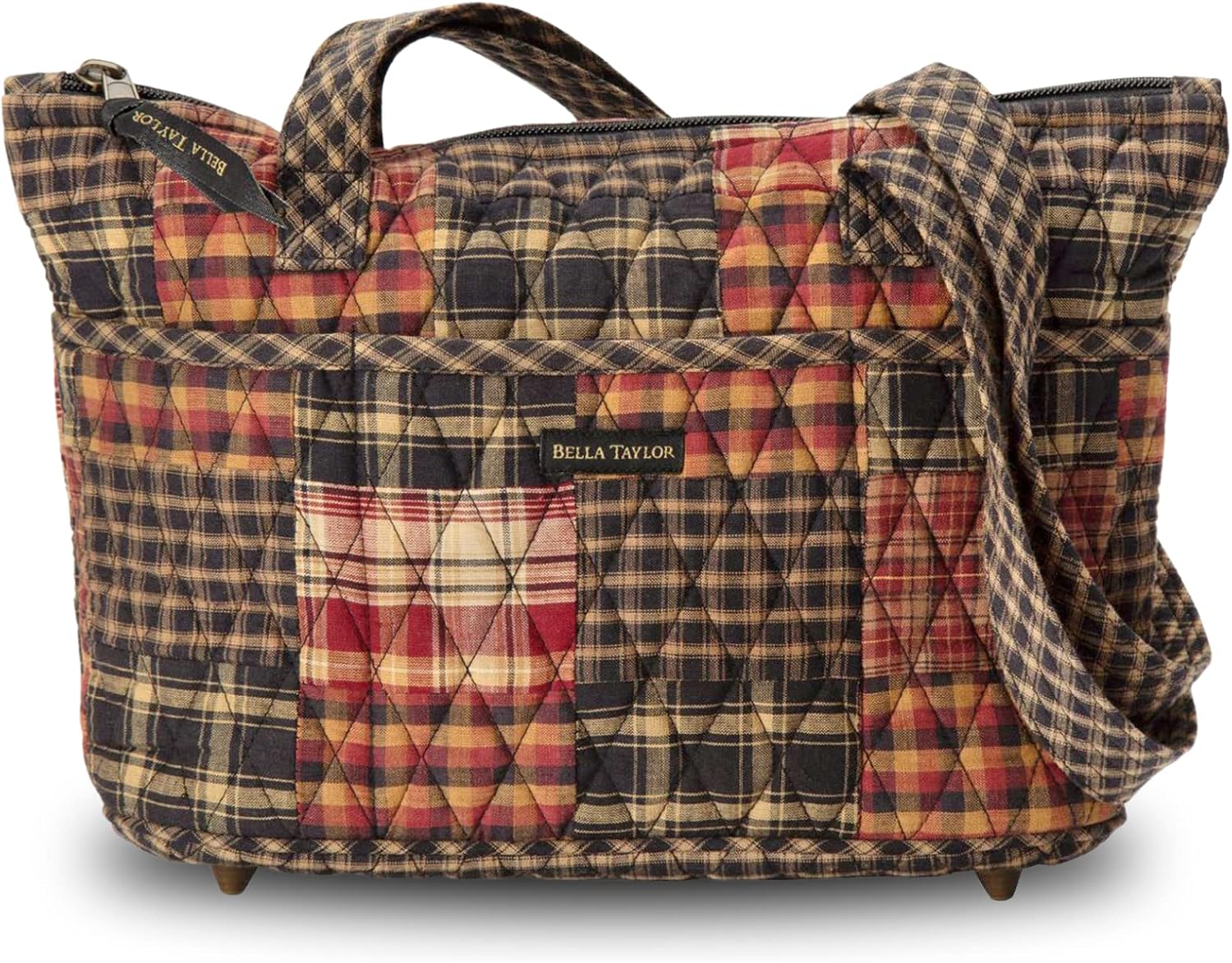 Bella Taylor Small Tote | Lightweight Quilted Fabric Purses for Women - Image 30