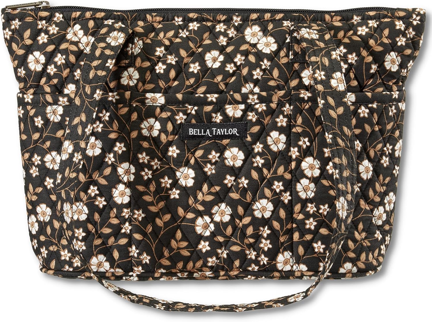 Bella Taylor Small Tote | Lightweight Quilted Fabric Purses for Women - Image 7