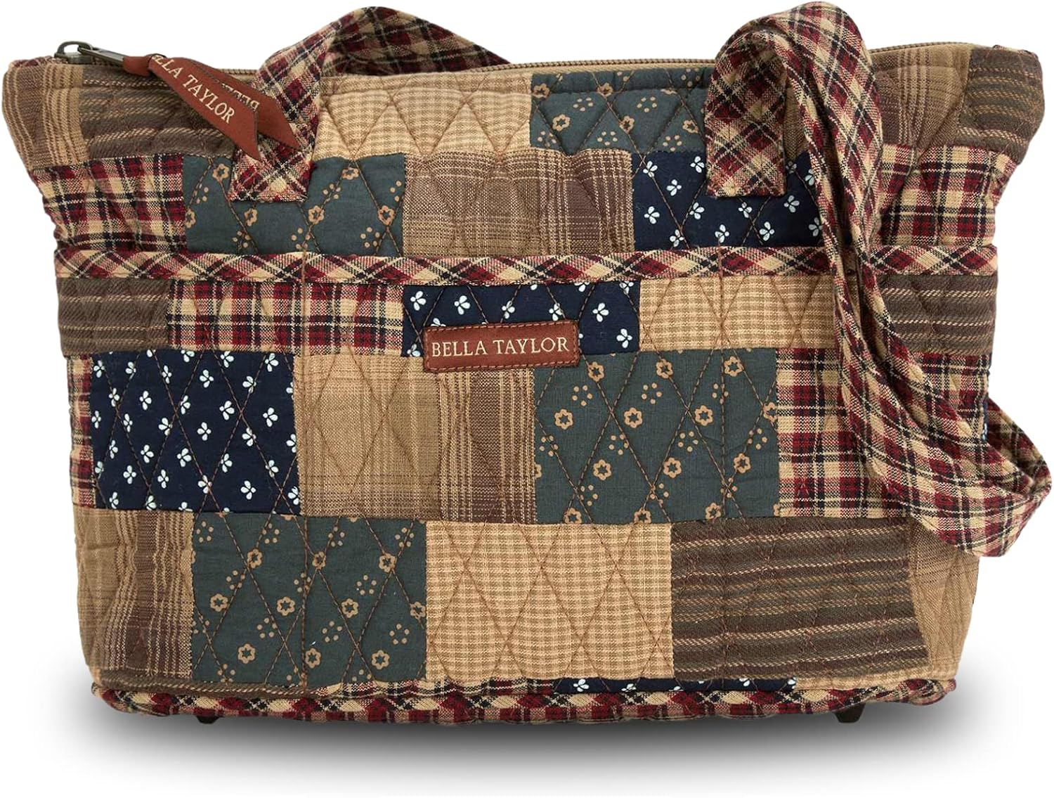 Bella Taylor Small Tote | Lightweight Quilted Fabric Purses for Women - Image 31