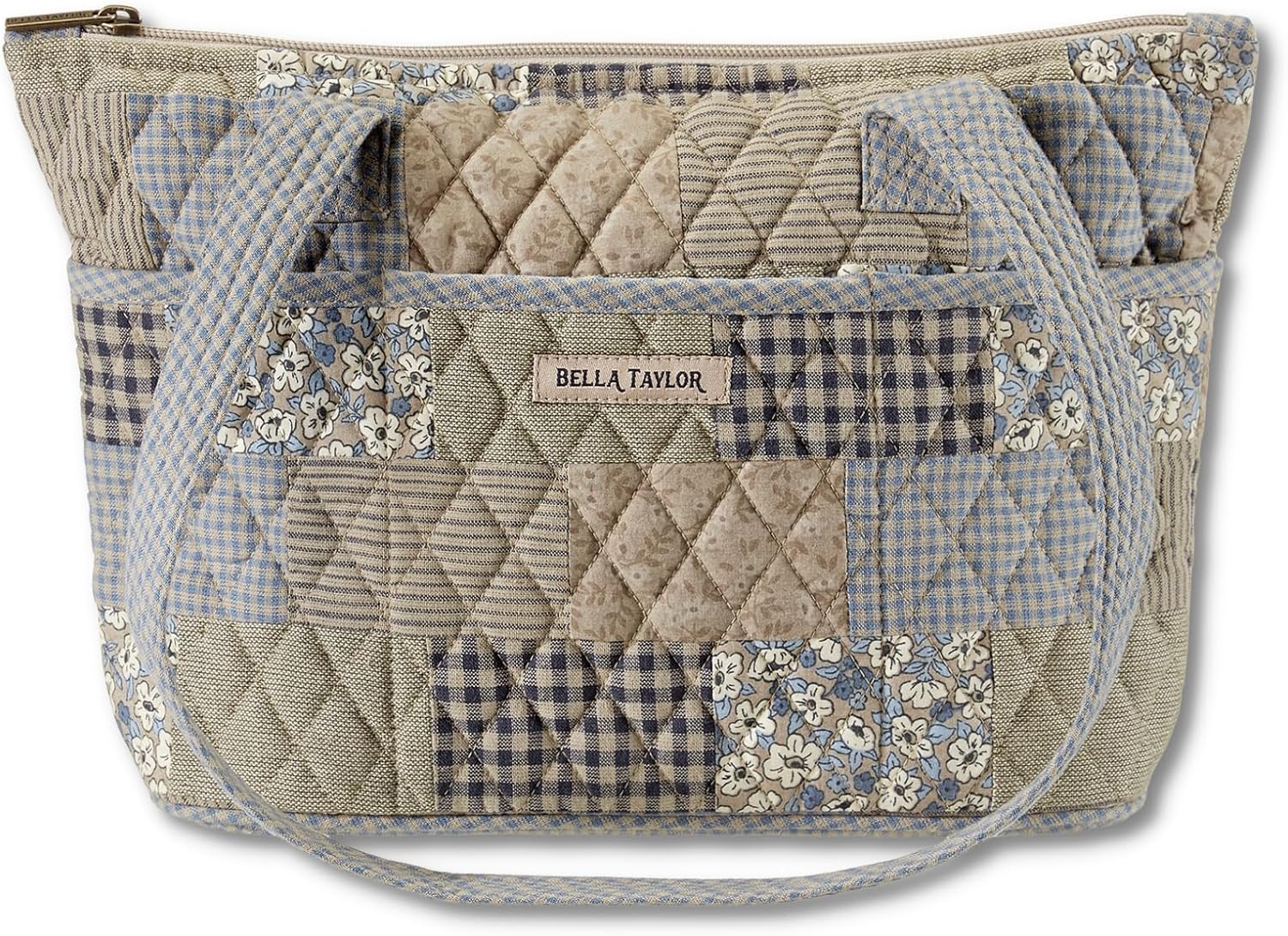 Bella Taylor Small Tote | Lightweight Quilted Fabric Purses for Women - Image 27