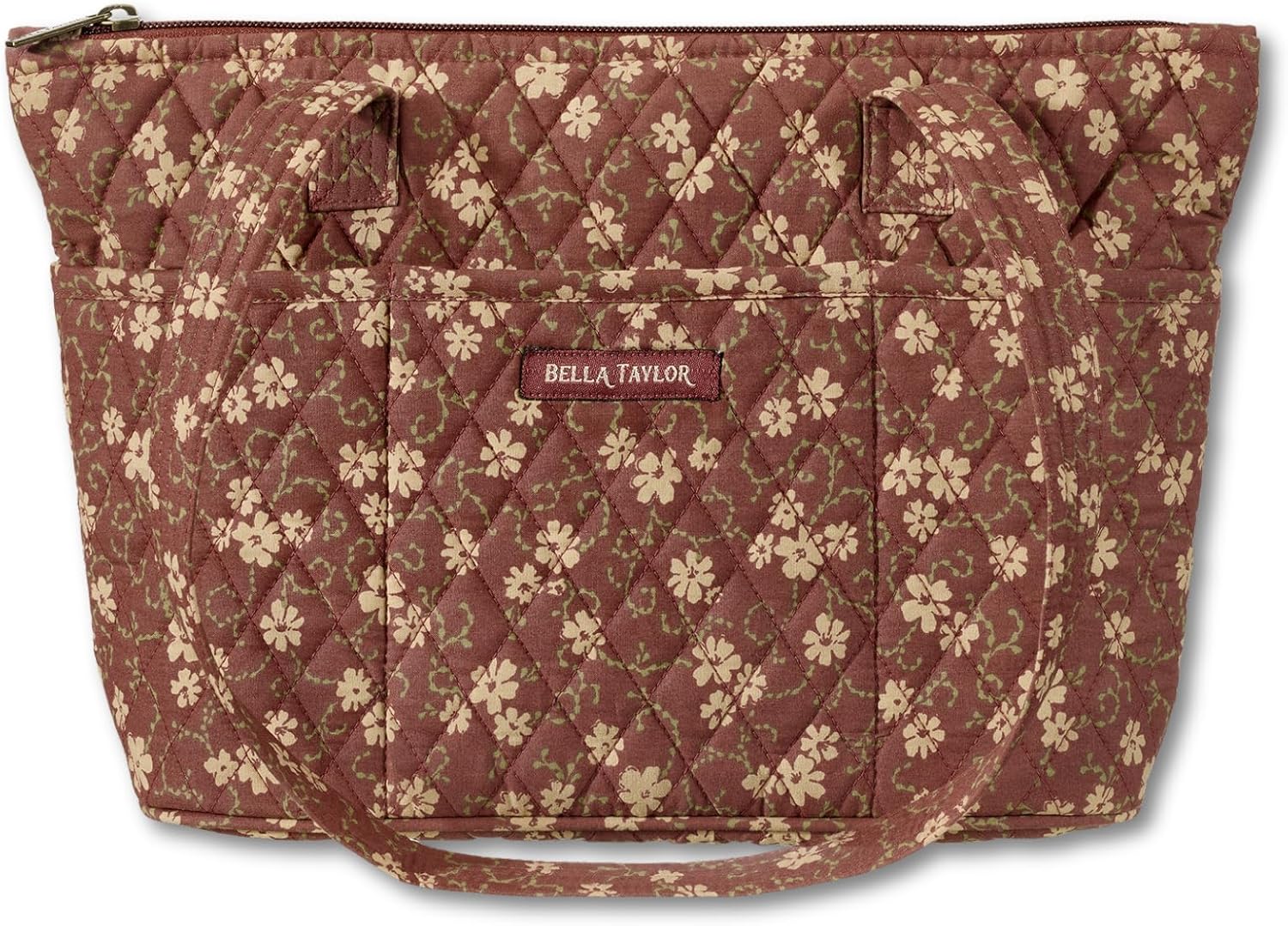 Bella Taylor Small Tote | Lightweight Quilted Fabric Purses for Women - Image 25