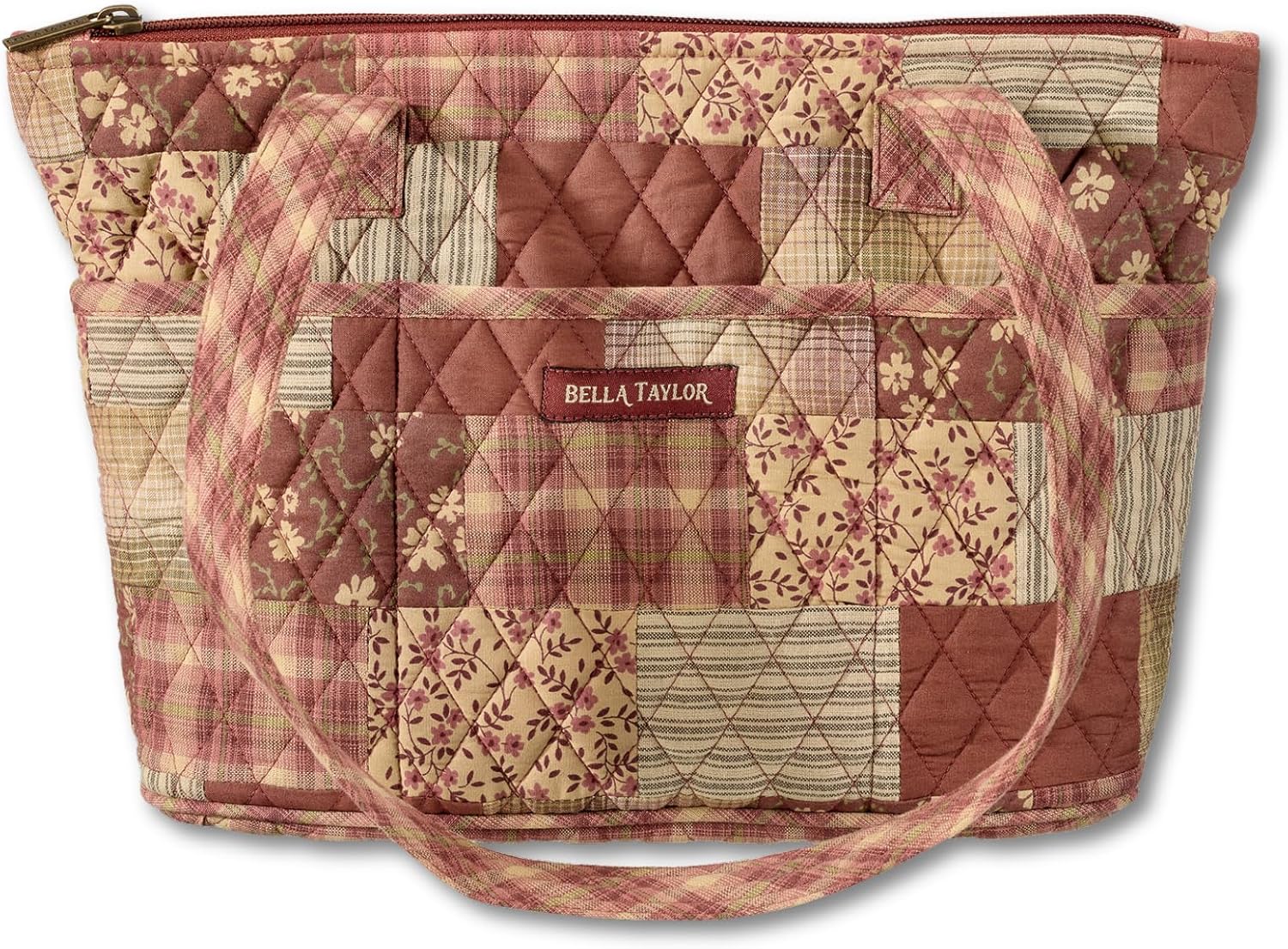 Bella Taylor Small Tote | Lightweight Quilted Fabric Purses for Women - Image 29