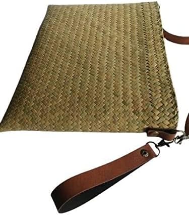 Custom, Made To your Own Order Portrait Painting Woven Straw Bags Summer Beach Tote Bag for Women 100% Handmade (A02) - Image 3