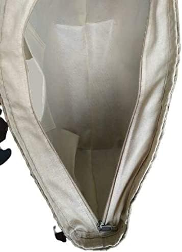 Custom, Made To your Own Order Portrait Painting Woven Straw Bags Summer Beach Tote Bag for Women 100% Handmade (A11) - Image 5