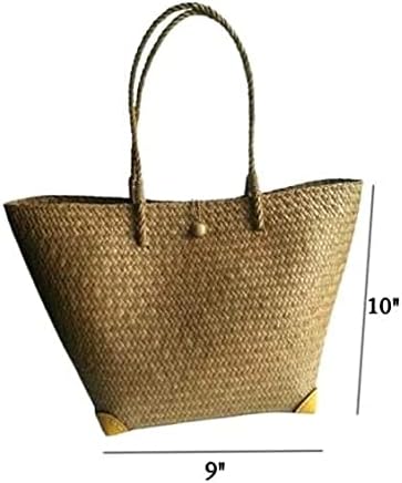 Custom, Made To your Own Order Portrait Painting Woven Straw Bags Summer Beach Tote Bag for Women 100% Handmade (A15) - Image 2