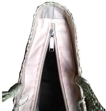 Custom, Made To your Own Order Portrait Painting Woven Straw Bags Summer Beach Tote Bag for Women 100% Handmade (A15) - Image 4