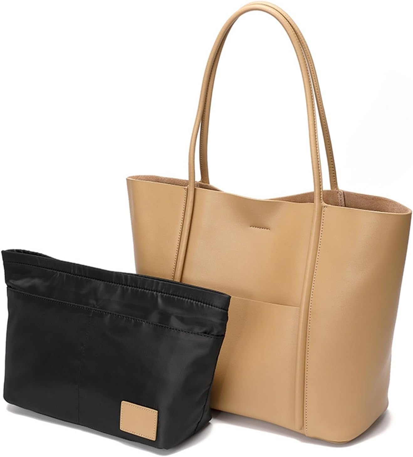 Genuine Leather Women's Bag Tote Bag Summer Handbag Cowhide Commuting Shoulder Bag Women's Large Capacity - Image 4