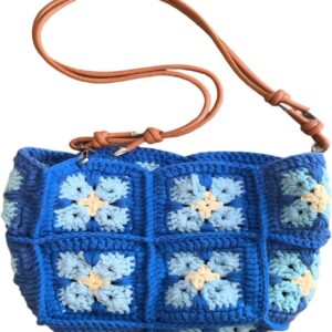 Handmade Large Capacity Woven Shoulder Bag for Women, Fashion Crochet Tote Handbag, Summer Casual High-Style Purse
