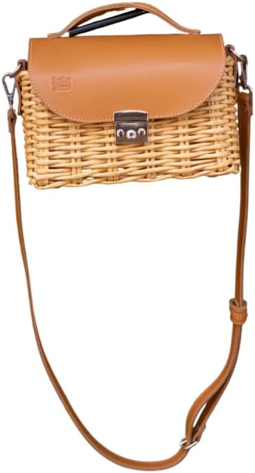 Handmade Luxury Bag, Straw Leather Purse, Fashion Crossbody Tote, Wicker bucket, Summer beach