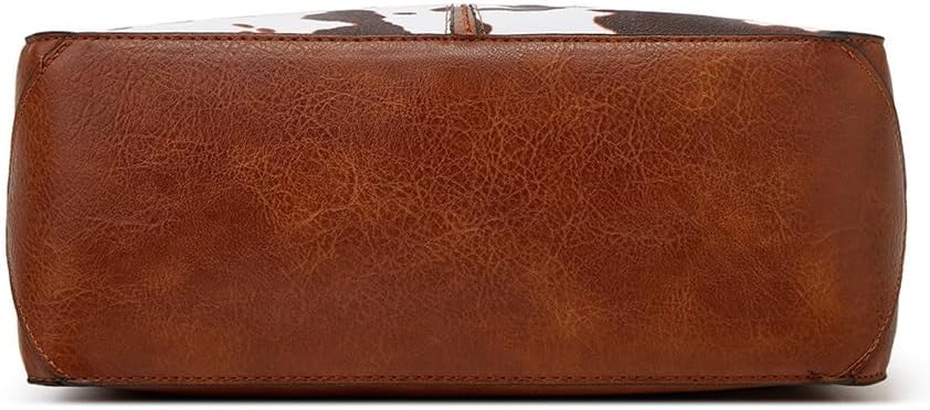 HBJWOV Spring\/Summer Vintage Multi-zip Bag Fringe Accessorized Upper Shoulder Tote Bag - Image 7