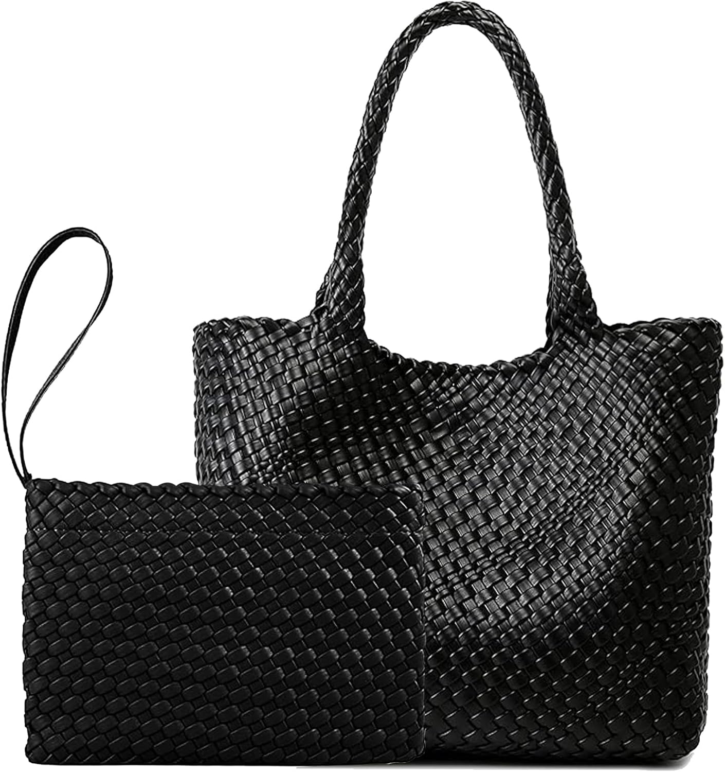 JINMANXUE Fashion Woven Bag Shopper Bag Travel Handbags and Purses Women Tote Bag Large Capacity Shoulder Bags - Image 28