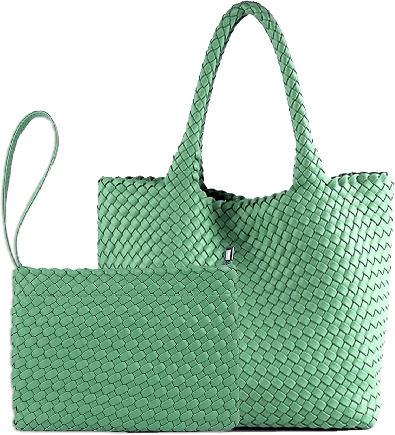 JINMANXUE Fashion Woven Bag Shopper Bag Travel Handbags and Purses Women Tote Bag Large Capacity Shoulder Bags - Image 40