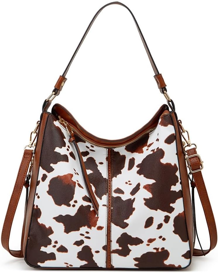 JOQWJPOIJ Spring\/Summer Vintage Multi-zip Bag Fringe Accessorized Upper Shoulder Tote Bag