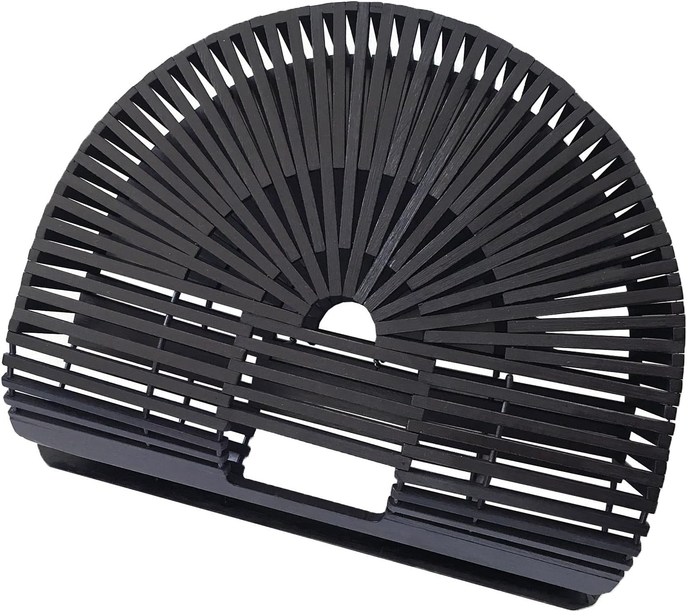 Miuco Womens Bamboo Handbag Handmade Large Tote Beach Bag - Image 2