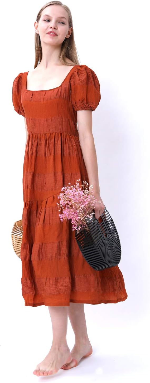 Miuco Womens Bamboo Handbag Handmade Large Tote Beach Bag - Image 6