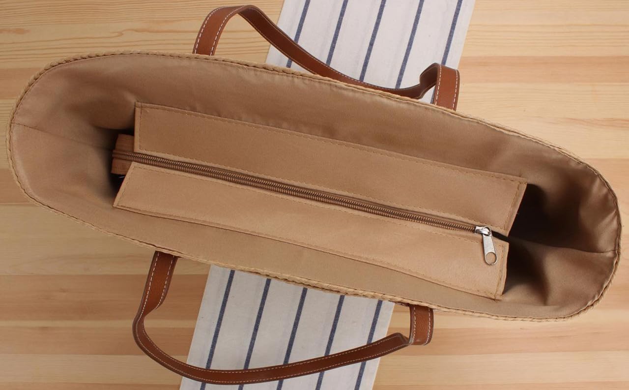 MOISTRI Straw Beach Bag Woven Buckets Totes Handbag Large Capacity Shoulder Bag Tote Bag Women Summer Handbag Casual Holiday - Image 6