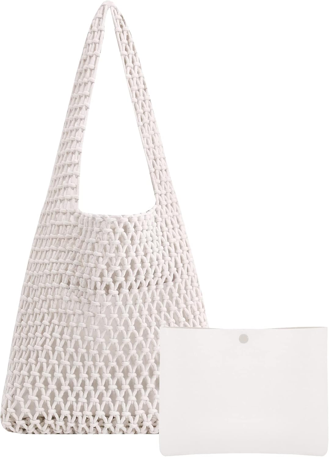 Naimo Women Straw Beach Shoulder Bag Woven Tote Handbag Large Handmade Weaving Summer Casual Hobo Bag - Image 17