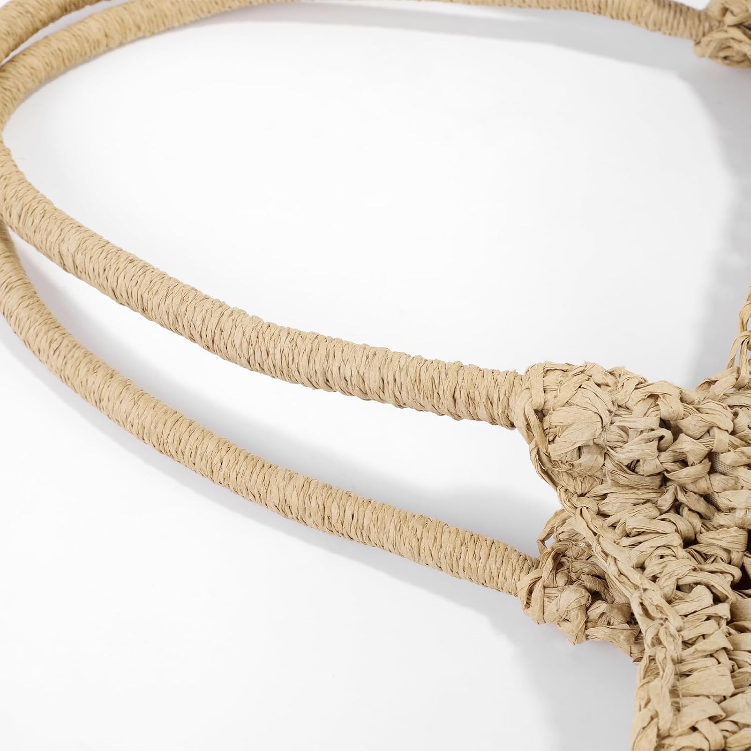 NEWROGENG Straw Purses for Women 2025, Large Beach Bag Summer Beach Tote Hand Woven Purse Shoulder Handbags for Vacation - Image 4