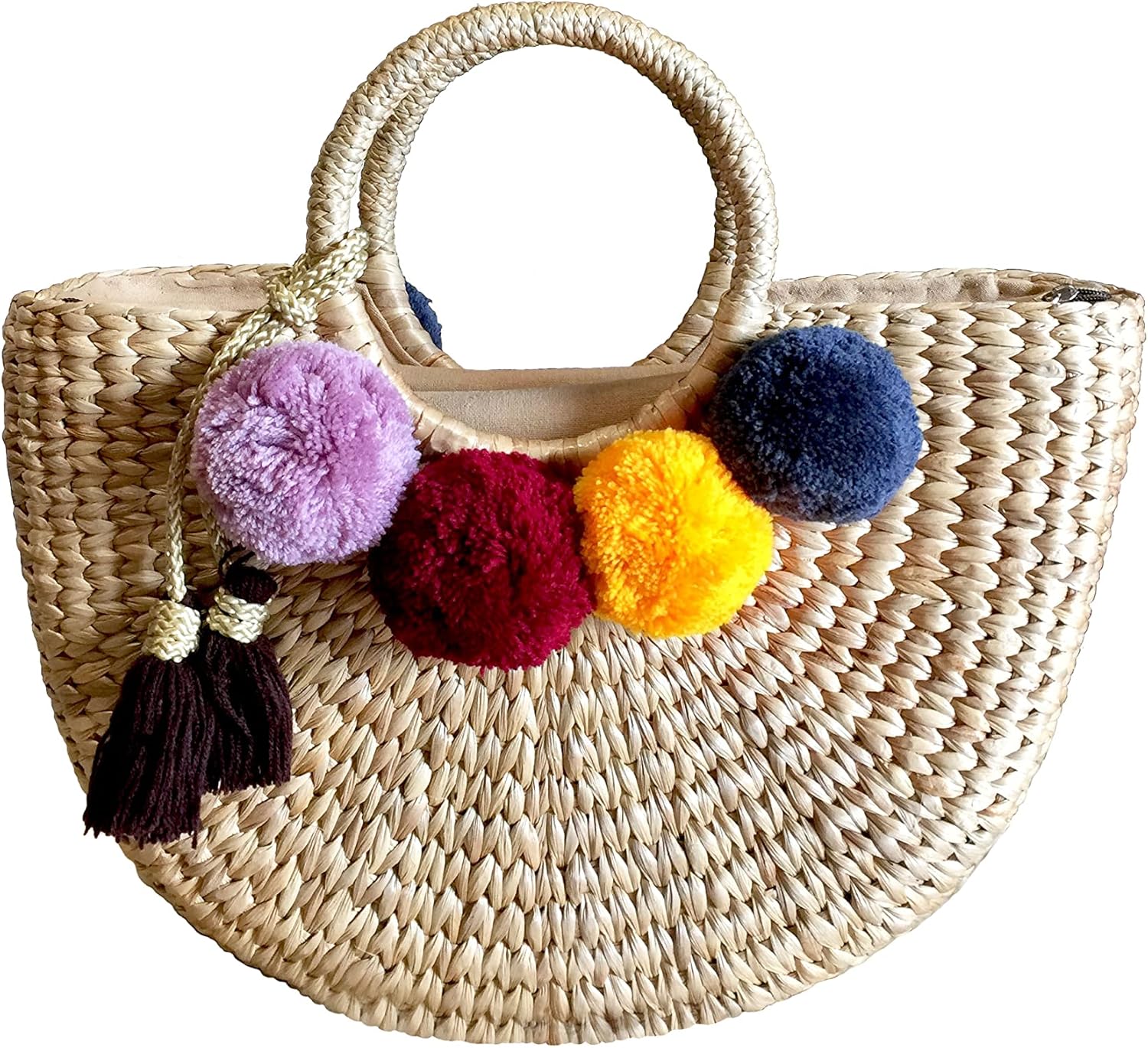 Pom Pom Straw Bag, Pom Pom Straw Bags for Women, Straw Basket Bag,Straw Basket Tote Bag,Beach Basket Bag,Pom Pom Straw Beach Bag,Basket Bag,Straw Bag,Straw Tote Beach Bag,Summer Straw Bag,Straw Tote