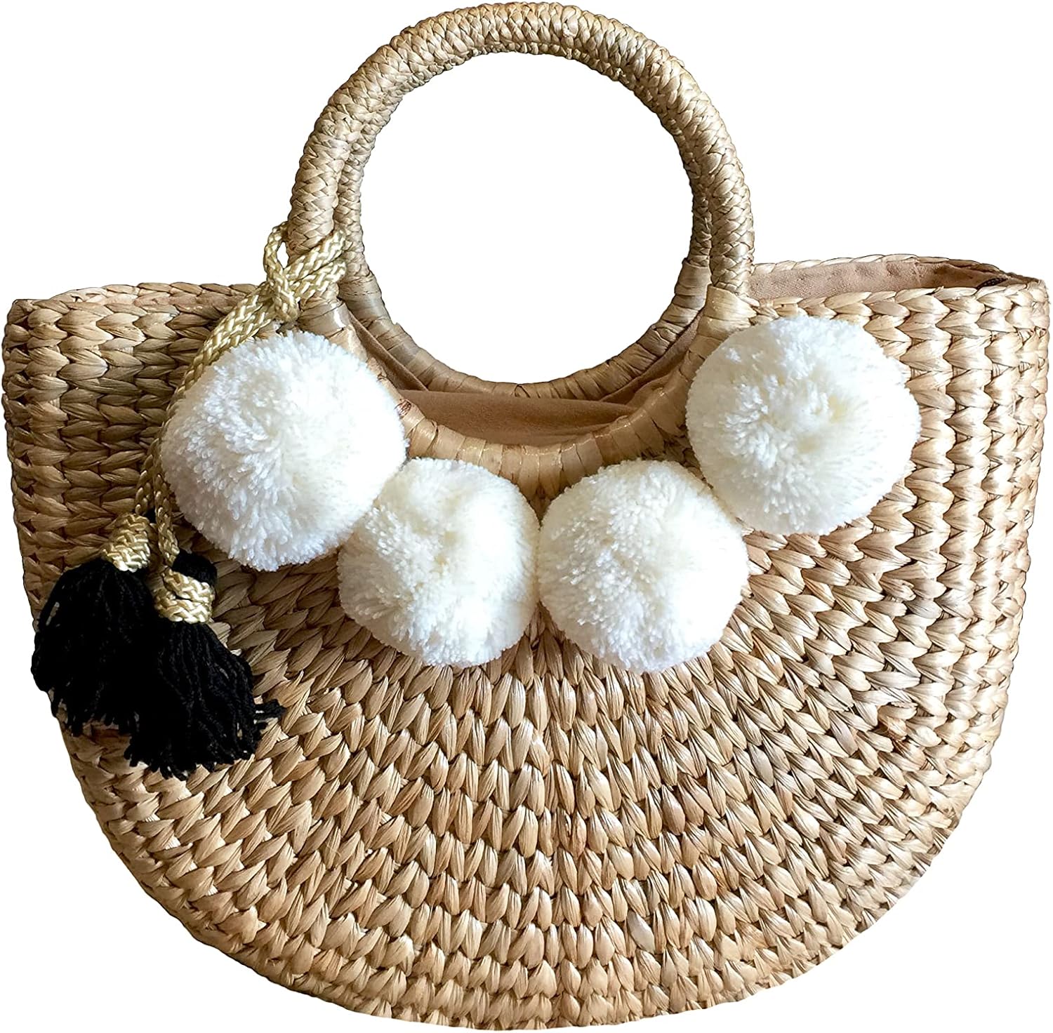 Pom Pom Straw Bag, Pom Pom Straw Bags for Women, Straw Basket Bag,Straw Basket Tote Bag,Beach Basket Bag,Pom Pom Straw Beach Bag,Basket Bag,Straw Bag,Straw Tote Beach Bag,Summer Straw Bag,Straw Tote