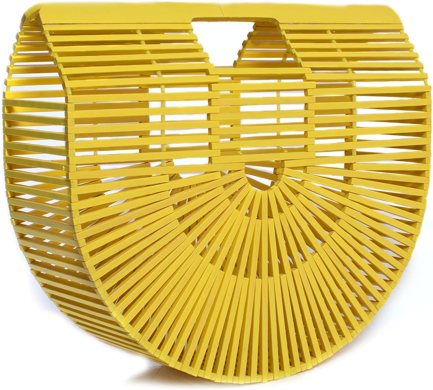 RULER TRUTH Women's Bamboo Handbag by Handmade Straw Bag,Tote Bamboo Purse Natural Basket Bag for Summer Beach\u2026 - Image 10