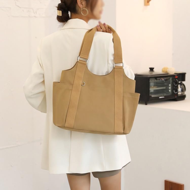 SIDUFHAOPKLL Women Top-Handle Bag Fabric Female Handbag Book Capacity Women's Casual Tote Shopping Bag - Image 4