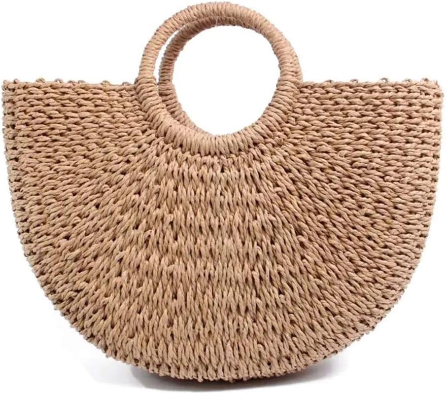 Straw Bag Womens Handbag Handwoven Large Straw Beach Tote Bag Vacation Summer Beach bag Straw Purse - Image 10
