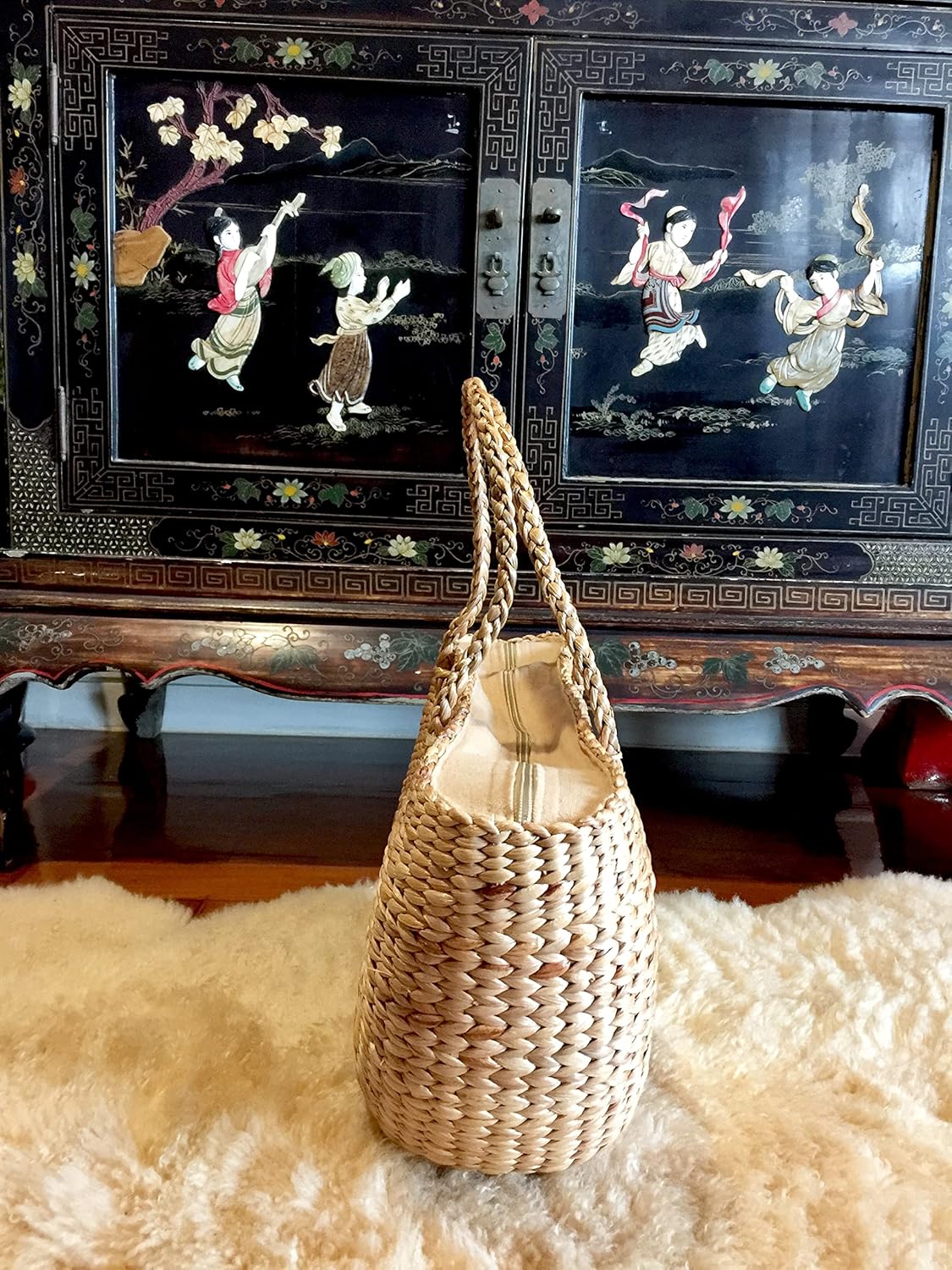 Straw Tote Bag,Summer Straw Tote Bag,Beach Straw Bag,Straw Basket Bag,Straw Basket Bag,Straw Bag,Straw Basket Tote,Straw Beach Bag,Straw Tote Purse - Image 3