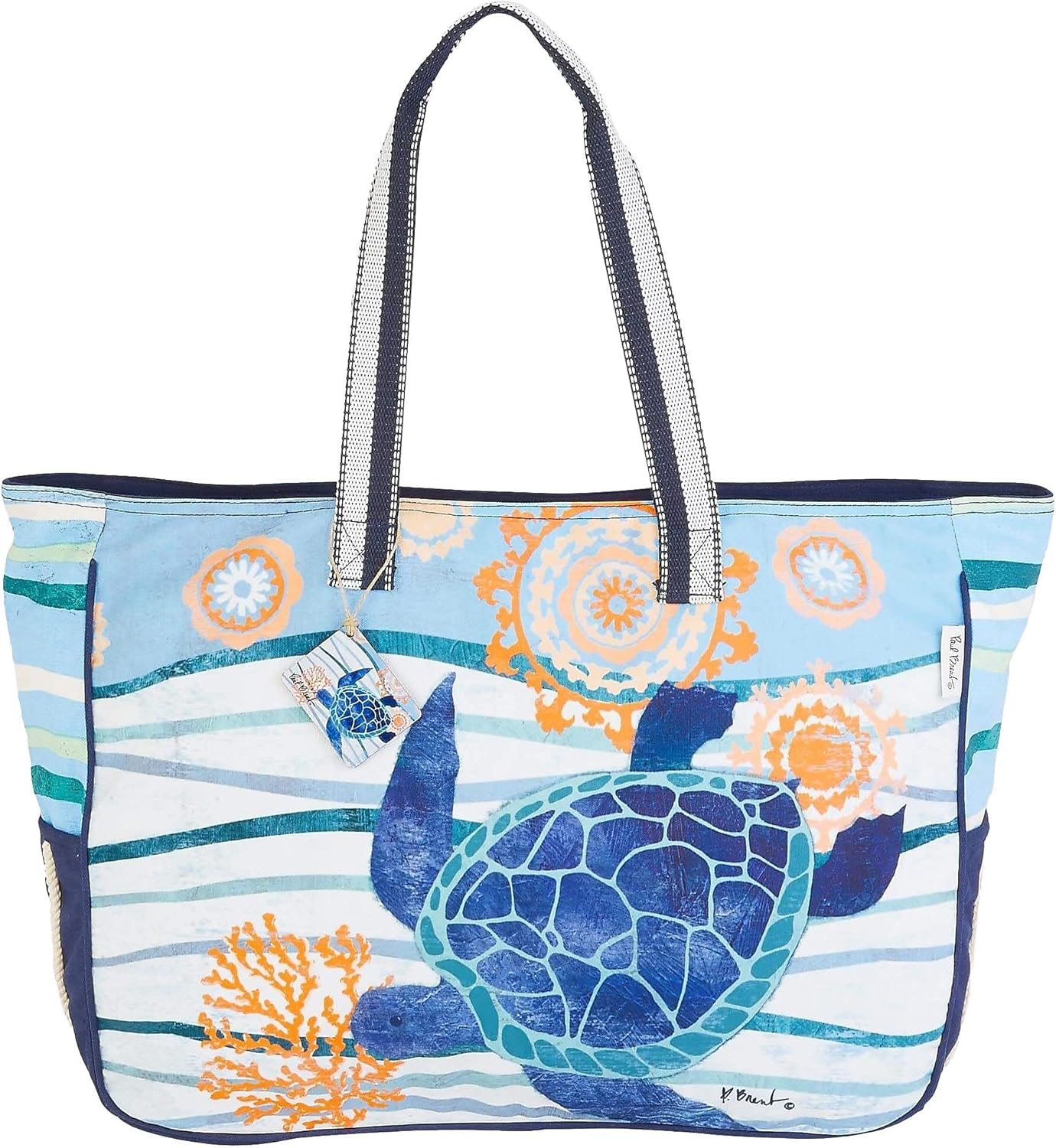 Sun N' Sand Seaside Treasures Tote Handbag