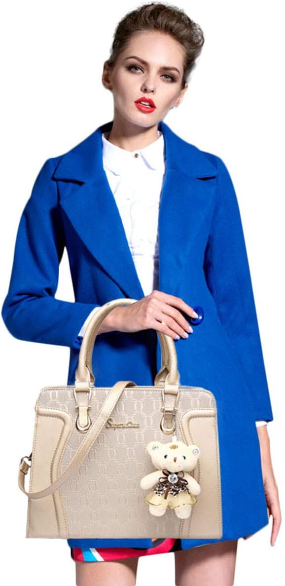 Women's Fashion Handbags Tote Bags Shoulder Bag Top Handle Satchel Purse Set 4pcs - Image 7